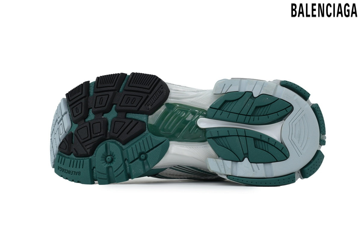 Balenciaga Runner men's shoes women sneakers¨C White, Green & Blue (Premium)