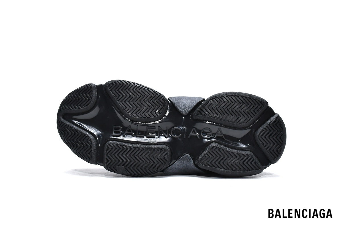 Balenciaga Triple S men's shoes women sneakers ¨C Triple Black