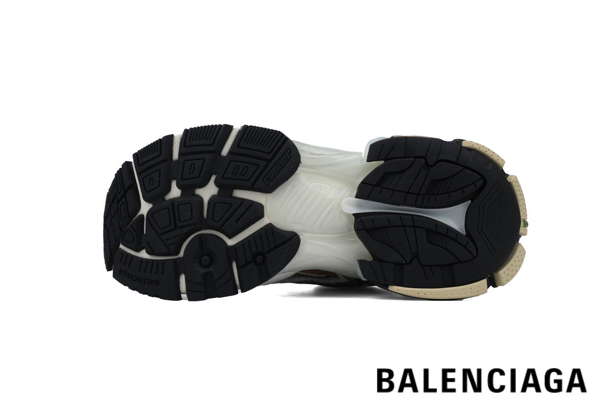 Balenciaga Runner men's shoes  women sneakers ¨C Beige & Bronze