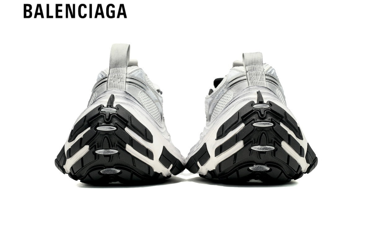 Balenciaga Cargo Sneaker ¡ª White Mesh & Grey Distressed Finish