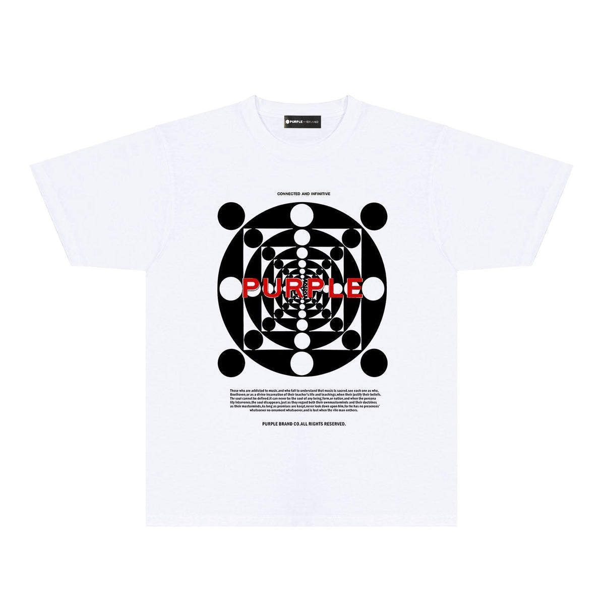 PURPLE  fashion T-shirt