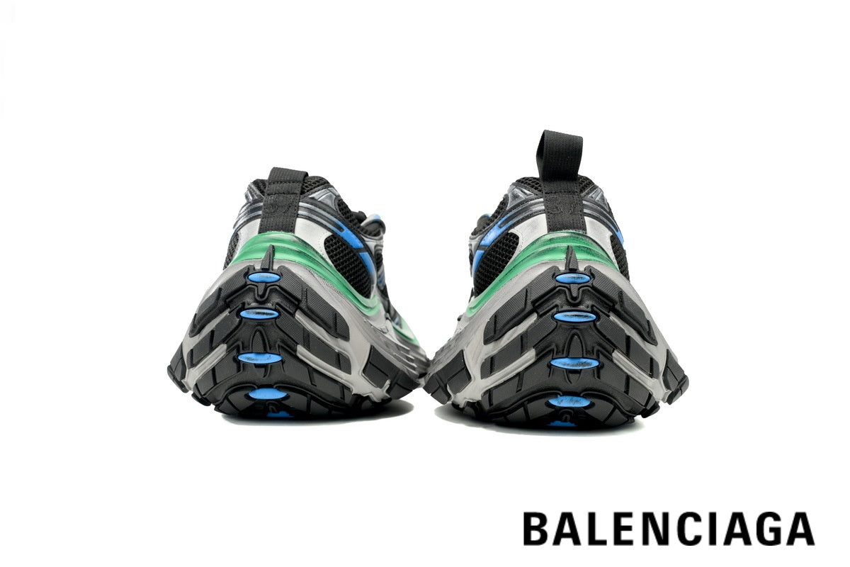 Balenciaga Runner men's shoes  women sneakers ¨C Black, Blue & Green