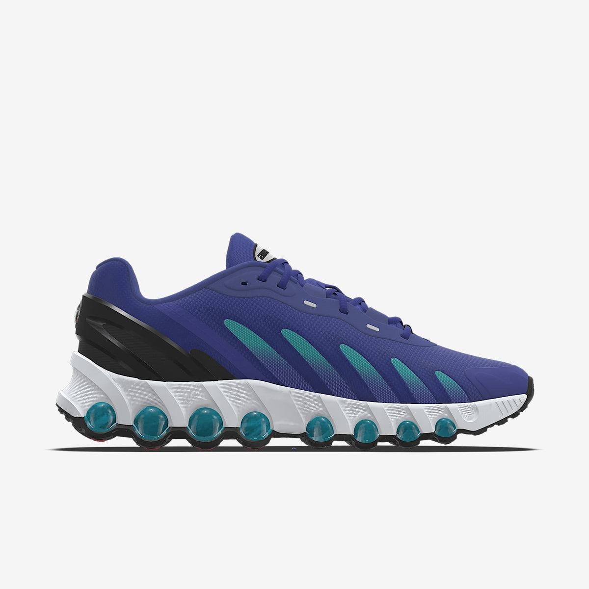 Nike Air Max DN By You ¨C Purple/Teal/Black/White Custom Sneaker