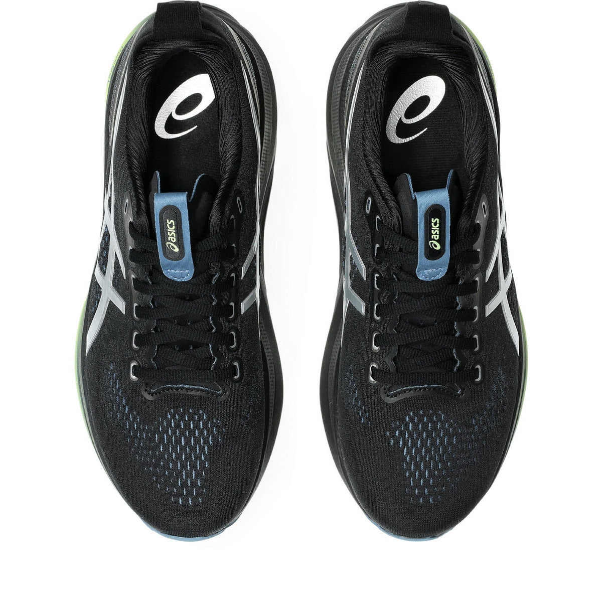 Asics  shoes  neutral running shoes mens  sneakers Gel-Kayano 32 Black / Metallic Silver / Neon Green