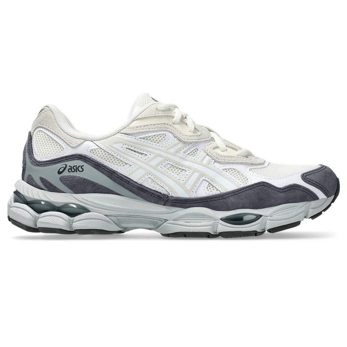 Asics womens shoes  neutral running shoes mens  sneakers Gel-NYC ¨C White/Cream/Dark Grey Sneaker