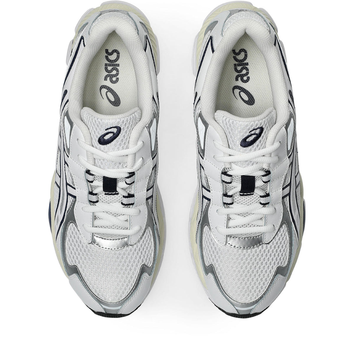 Asics womens shoes  neutral running shoes mens  sneakers Gel-Kayano 14 ¨C White/Silver/Navy Sneaker