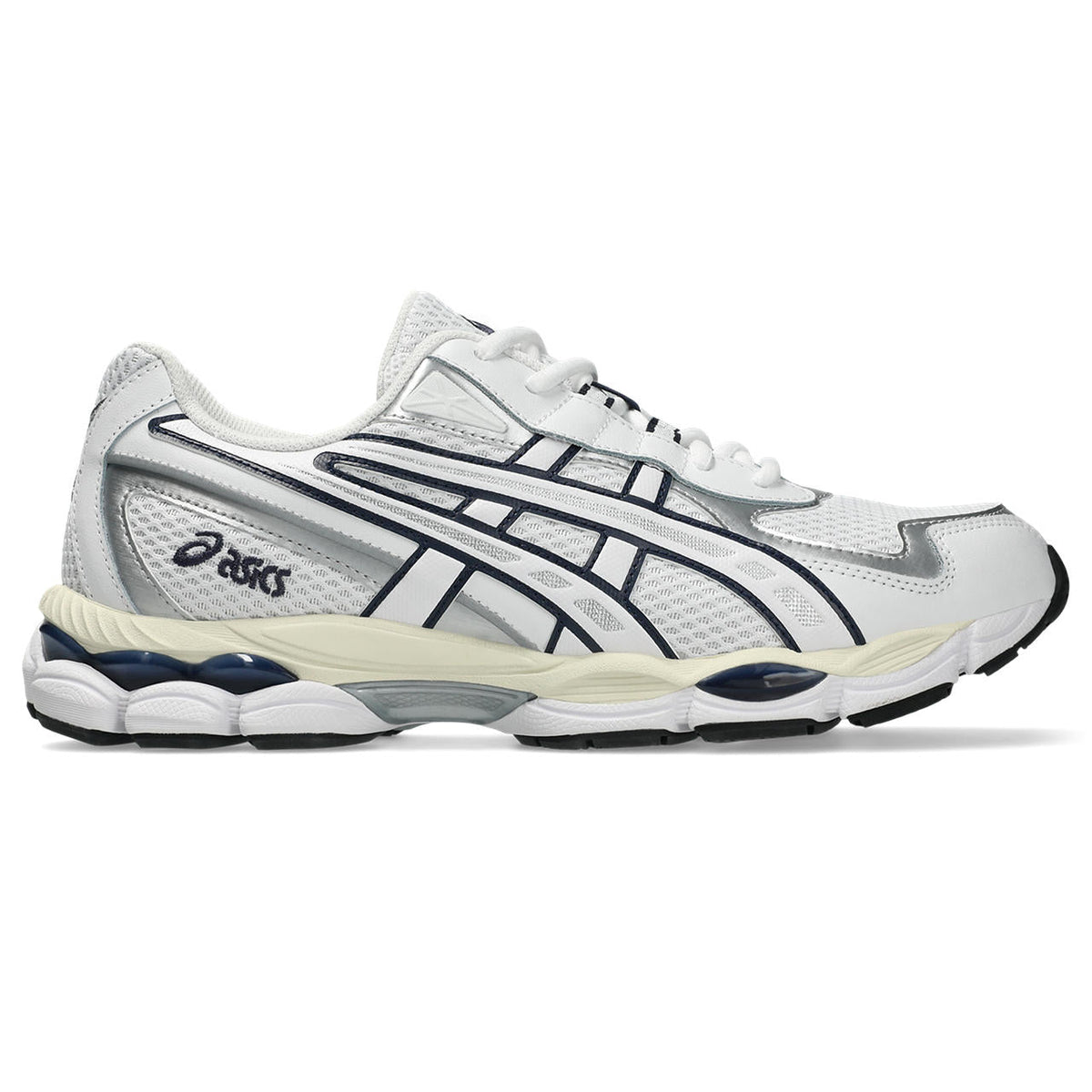 Asics womens shoes  neutral running shoes mens  sneakers Gel-Kayano 14 ¨C White/Silver/Navy Sneaker