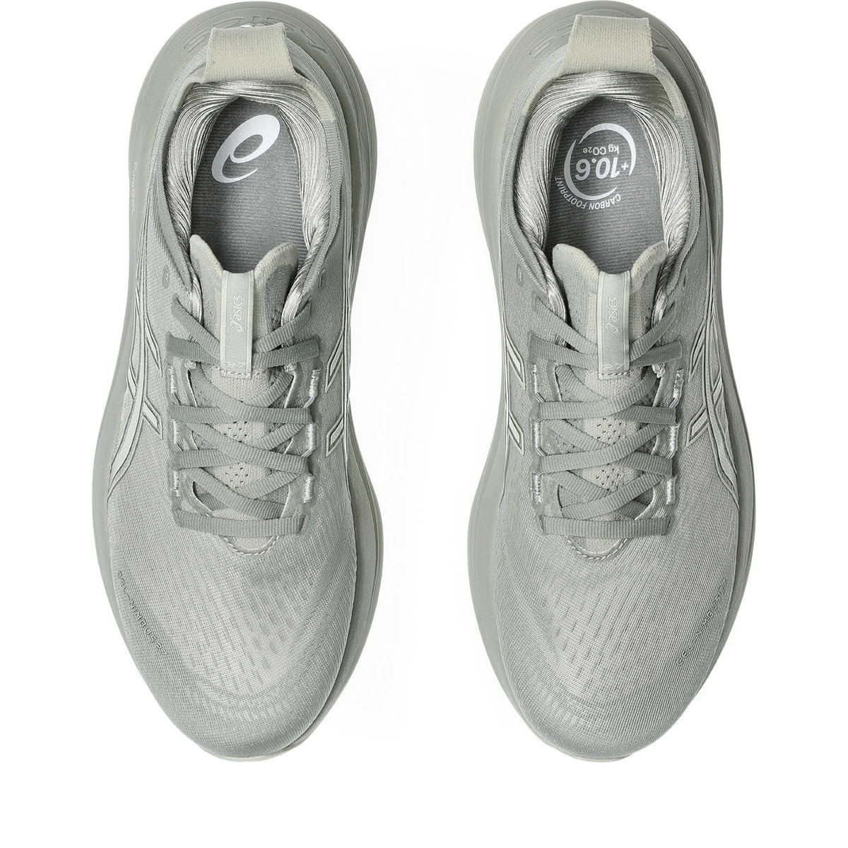 Asics womens shoes  neutral running shoes mens  sneakers Gel-Nimbus 27 Light Gray