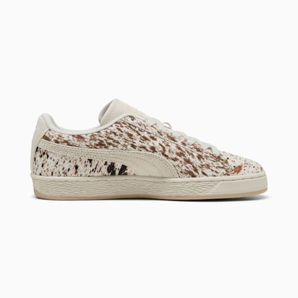 Puma Suede ¡ª Cream / Cow Print puma shoes for men  womens shoes  roma shoes