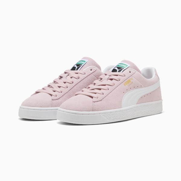 PUMA Suede Classic Pastel Pink-White-Gold puma shoes for men  womens shoes  roma shoes