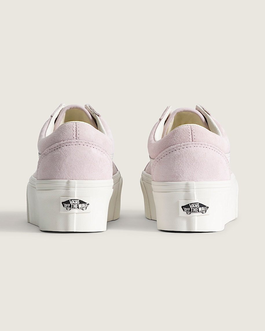Vans Old Skool Stackform Light Lavender White slip on shoes mens vans womens