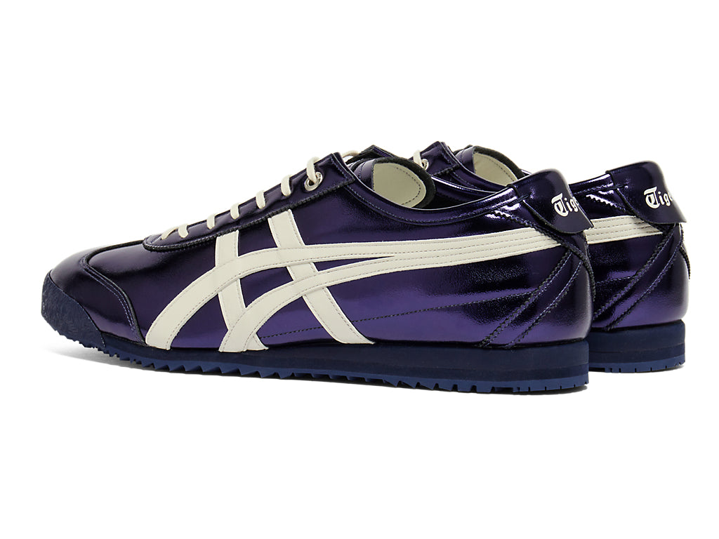 Onitsuka Tiger Mexico 66 Unisex Sneakers ¨C Metallic Purple Off-White Stripe  running shoes women asics mens shoes