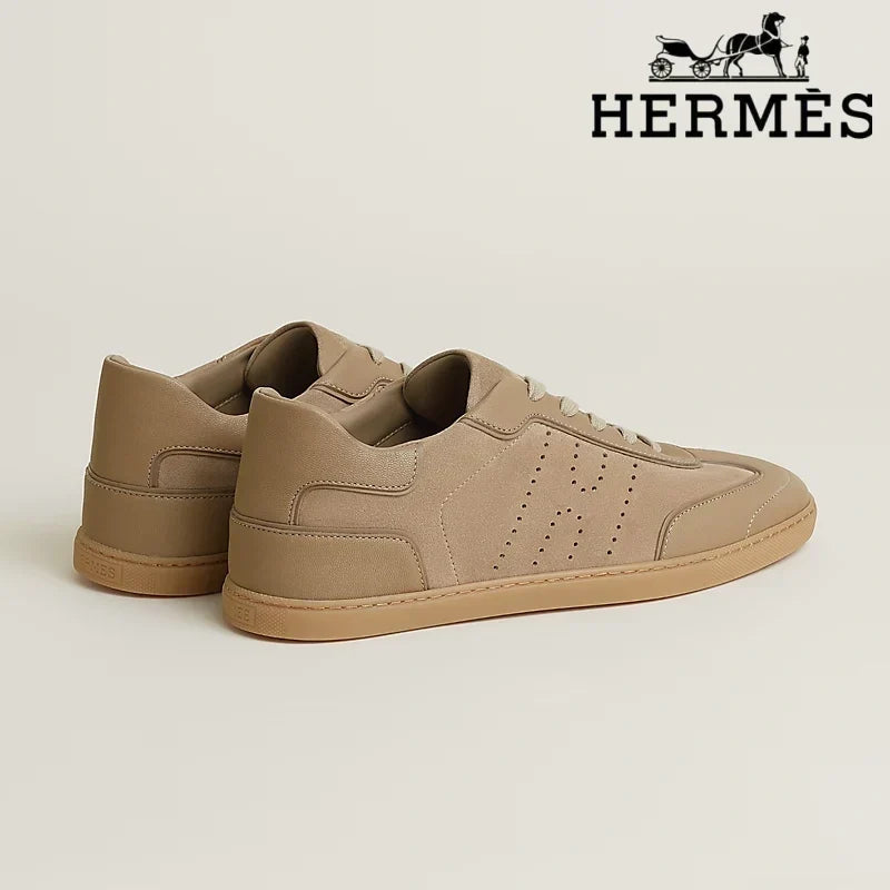 Herm¨¨s Boomerang Taupe Sneaker