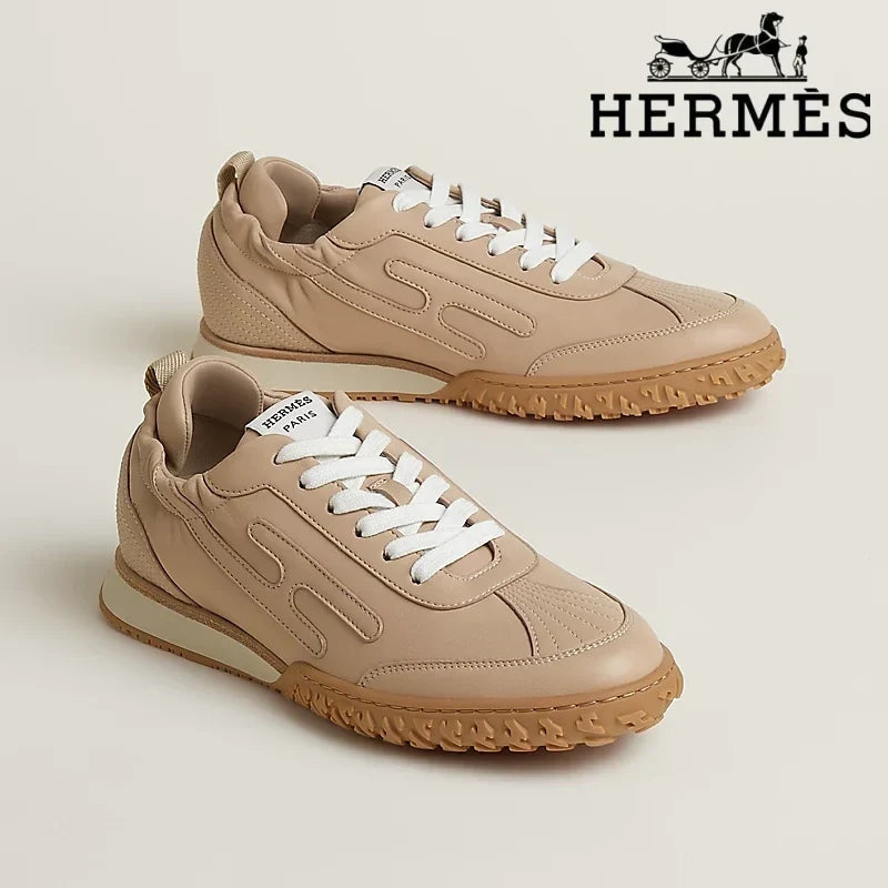 Herm¨¨s womens shoes men sneaker Trail Beige Sneaker