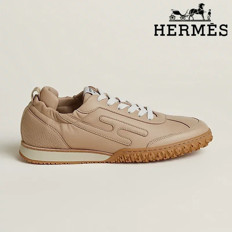 Herm¨¨s womens shoes men sneaker Trail Beige Sneaker