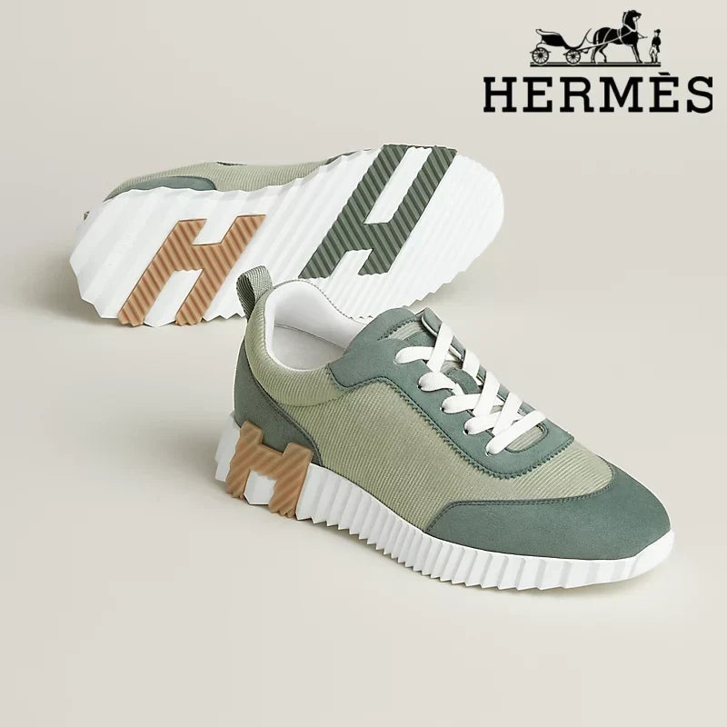 Herm¨¨s Bouncing Sage Green Sneaker