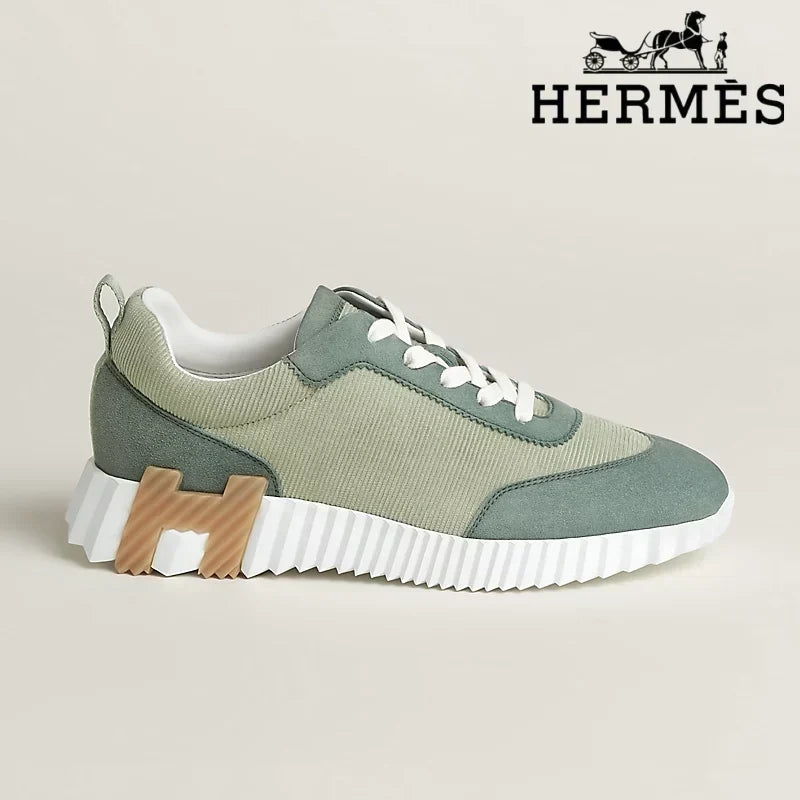 Herm¨¨s Bouncing Sage Green Sneaker