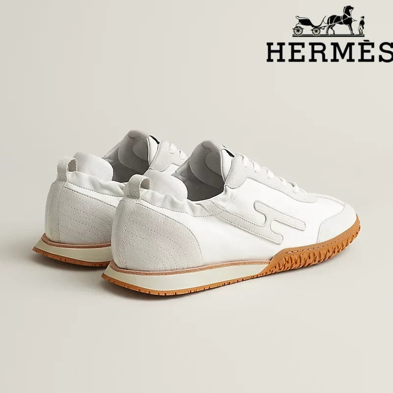Herm¨¨s Jet Sneaker in Blanc