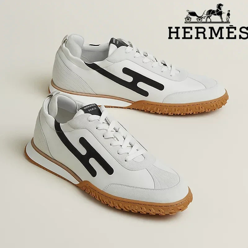 Herm¨¨s Jet Sneaker in White and Black