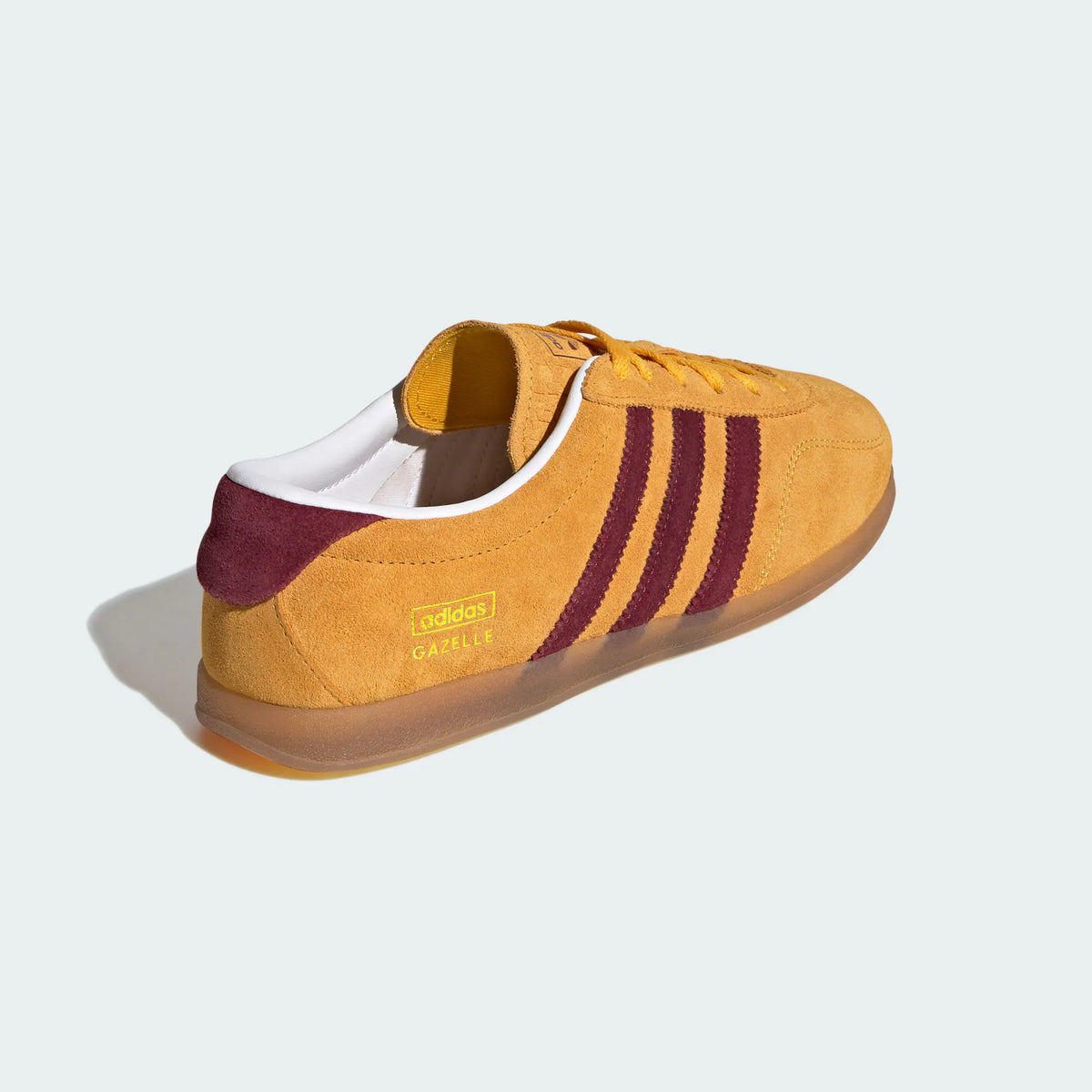 Adidas Originals ¨C Golden Yellow / Burgundy Suede Casual Sneakers