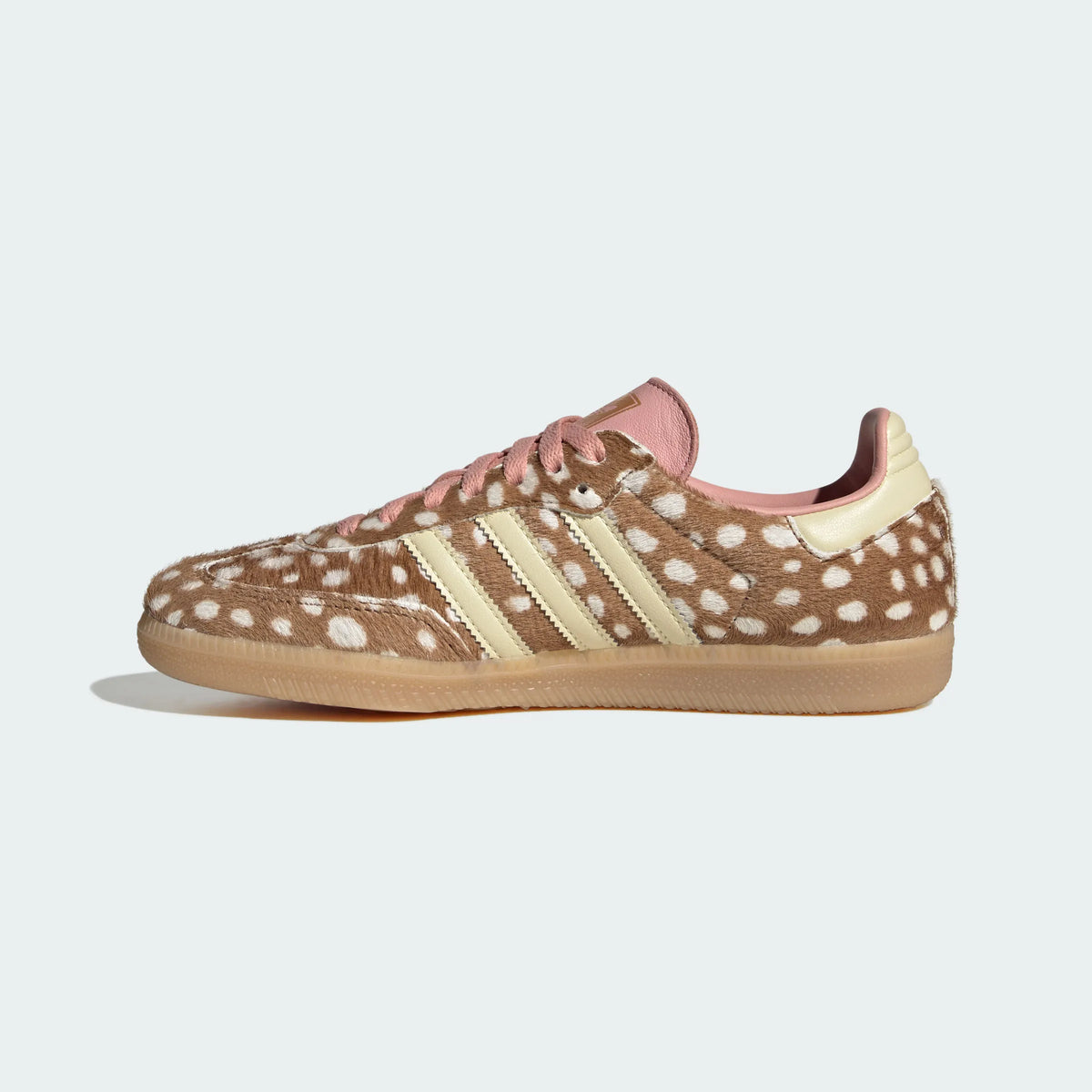 Adidas Originals ¨C Brown / Pink Polka-Dot Pony Hair Casual Sneakers