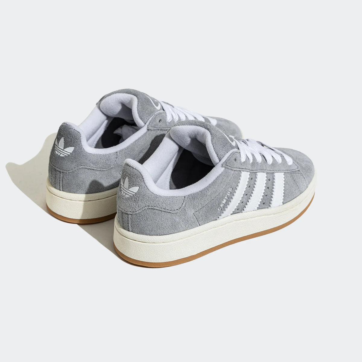 Adidas Originals ¨C Grey / White Suede Platform Casual Sneakers