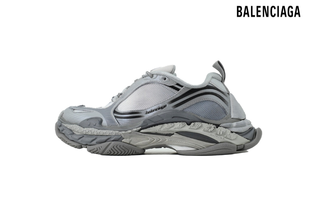 Balenciaga Cargo men's shoes  women sneakers Silver Grey