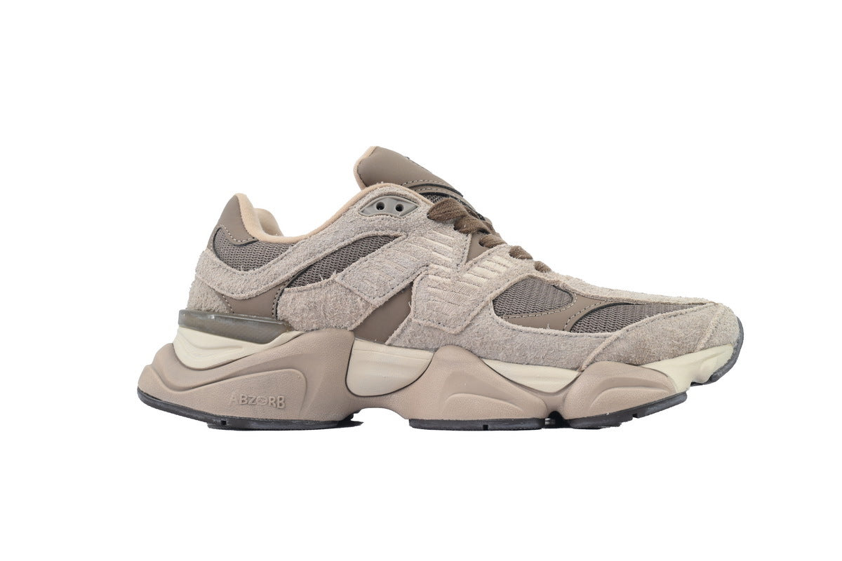 New Balance 9060 Women's & Men's Taupe Beige Cream Chunky Retro Sneakers