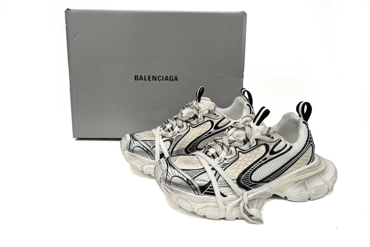 Balenciaga 3XL  men's shoes Track Sneaker ¨C Low-Top Chunky Sole  balenciaga runners  White